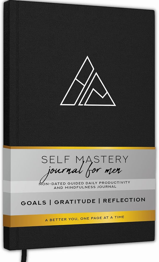 Self-Mastery Journal for Men - Gratitude Journals – 5 Minute Journal - Reflection Manifestation Journals for Mindfulness – Self Care Journal – Goal / Guided Gratitude Journal for Women & Men - Bloomnest
