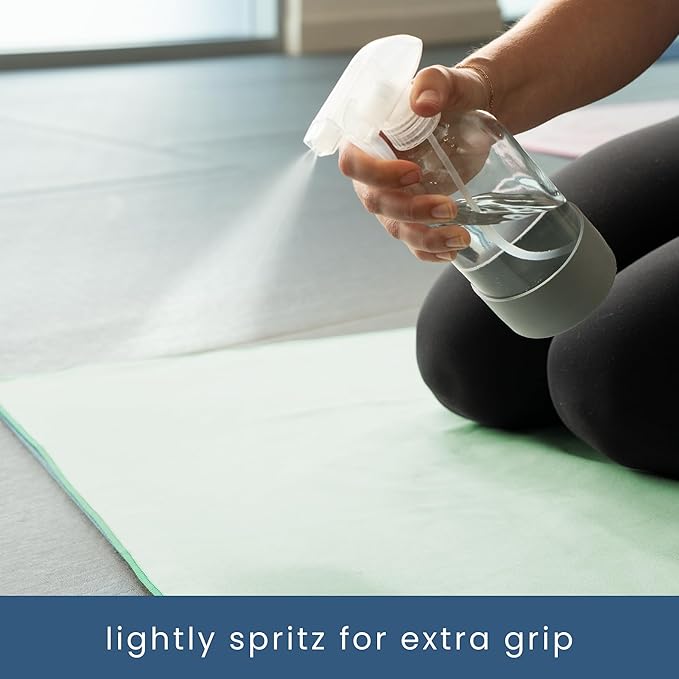 S&T INC. Microfiber Yoga Mat Towel, Quick Dry Towel, Soft and Absorbent for Gym, Pilates, and Hot Yoga Mat, 1 Pack, 26.5 inches x 72 inches, Sage Green - Bloomnest