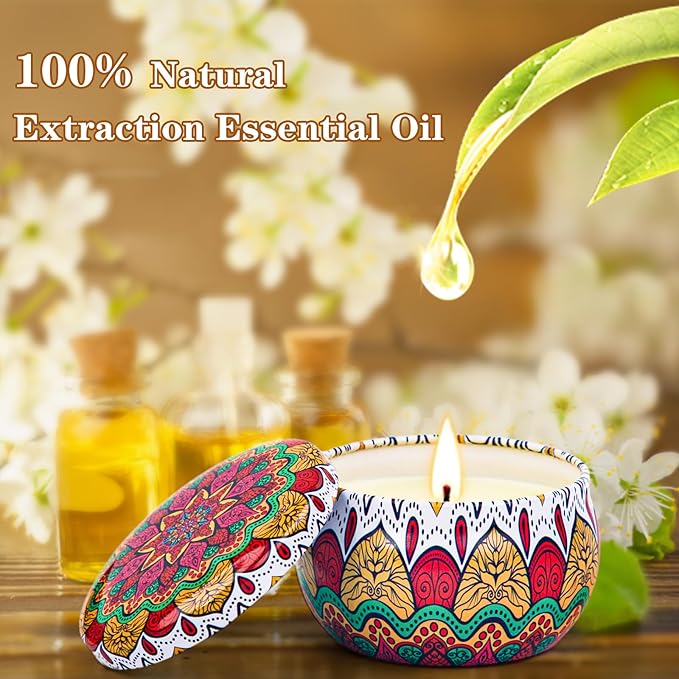 Scented Candles Gift Set, 18 Pack Aromatherapy Candle Gifts for Women, 45oz 450H Long Burning Soy Wax Jar Candles Set for Home Scented, Retro Court Style - Exclusive for Nobles - Bloomnest