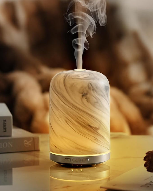Essential Oil Diffuser – 2.4MHz Ultrasonic Aromatherapy Diffuser, Health Night Light, Timer & Auto Shut-Off, BPA-Free, 120ml Aroma Diffuser for Home, Office, Spa, Yoga, Hotel - Bloomnest