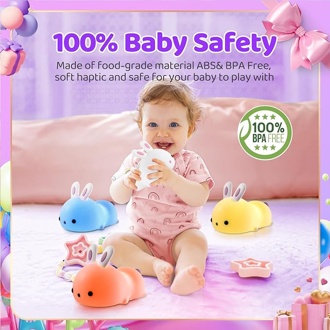 One Fire Cute Night Light, Remote+16 Colors Teen Girl Gifts for Girls, TAP for Fun Teen Girl Stuff Anime Stuff, Cute Things for Girls - Bloomnest