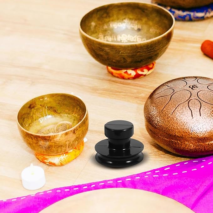 Rubber Suction Cups for Singing Bowls 2Pcs 2.36 Inch Sound Bowl Suction Device Anti-Slip Replacement Accessories for Meditation Yoga Sound Healing - Bloomnest