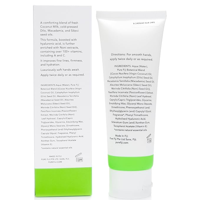 PURE FIJI Hydrating Hand Crème, Noni (4 oz/120ml) - Bloomnest