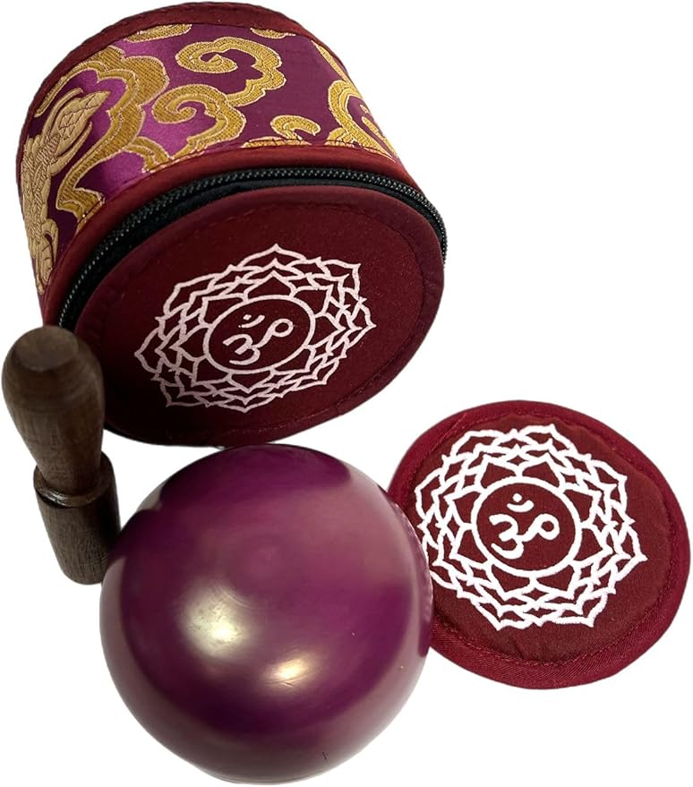 3 inches Crown Chakra Singing Bowl Meditation Bowls for Relaxation and Healing (Crown Chakra, 3 Inches) - Bloomnest