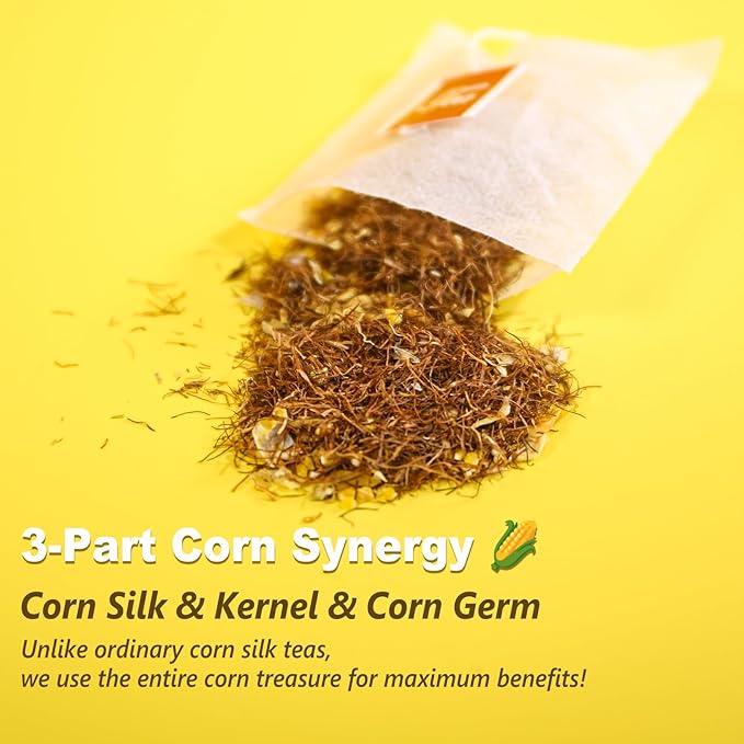 TEARELAE - Corn Silk Tea Bags, 40 Count - Premium Natural Whole Corn Tea with Mild Sweetness - Non-GMO - Caffeine-free - Promote Kidney Health - Bloomnest