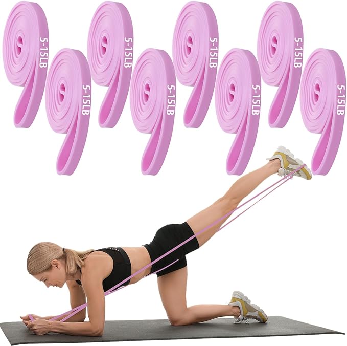 8 Pcs Resistance Bands Pull up Bands Pull up Assistance Bands Exercise Workout Bands for Working Out Muscle Training Physical Therapy Muscle Training Men and Women - Bloomnest