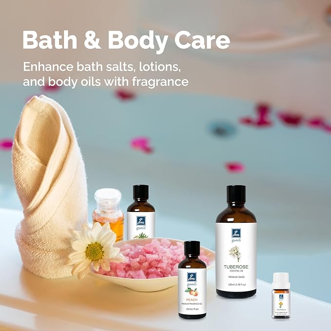 Tuberose Essential Oil, Home Fragrance Oil, Candle Scents Soy Wax Candle Making, Freshie Scents Oils for Soap, Dryer Balls, Diffusers, Laundry, Slime -1 oz /30ml - Bloomnest