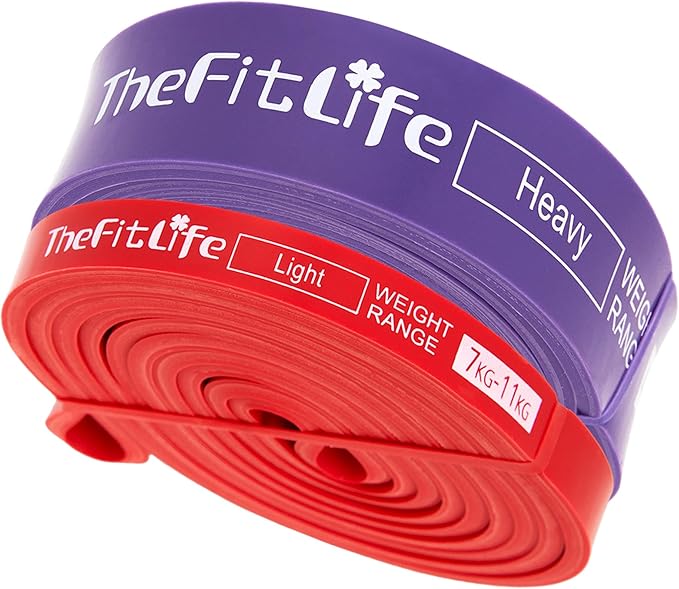 TheFitLife Pull Up Assistance Bands- Resistance Bands for Working Out, Long Workout Bands for Exercise, Fitness Band for Pullup Assist, a Substitute of Dumbbell Set and Kettlebells, Barbell - Bloomnest