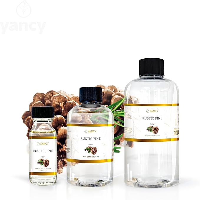 YANCY Pine Luxury Collection Fragrance Oil (4 oz), Fresh Evergreen Aroma, Ideal for Diffusers, Oil Burners & Aroma Lamps, Crisp Outdoorsy Scent for Winter Vibes YancySpa