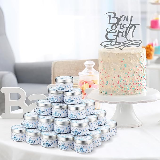 50 Pcs Baby Shower Party Favors Candles Lavender Scented Gender Reveal Gifts Bulk Candles for Favors Baby Shower Rustic Return Gifts(Elephant) - Bloomnest