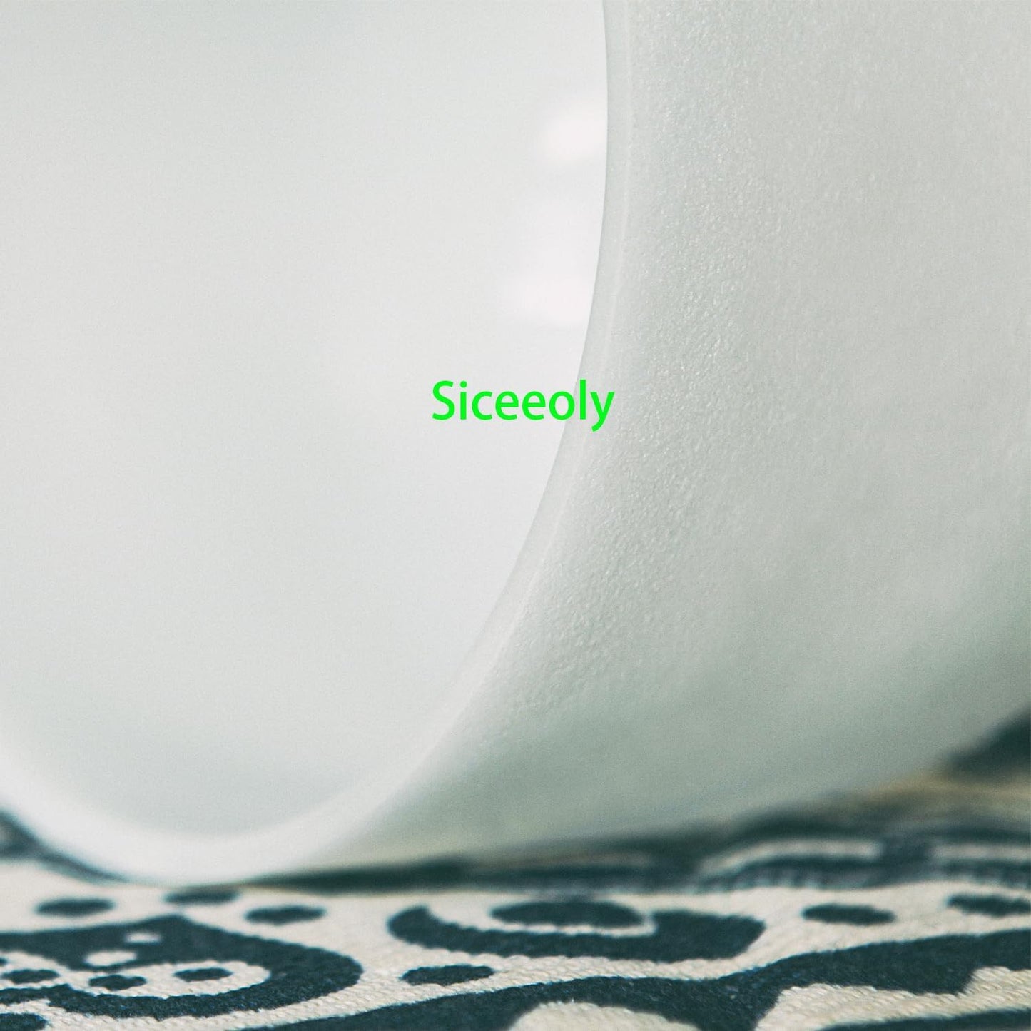 8" A Note 432HZ Om Design For Meditation Sound Yoga Healing Third-eye Chakra Crystal Singing Bowl Frosted Quartz with Durable Carrying Case Suede Striker O-ring