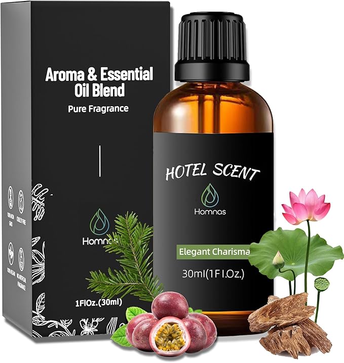 Elegant Charisma Essential Oil, Diffuser Oil, Inspired by Shangri-La, Home Luxury & Scents for Diffuser, 30ML Pure Diffuser Oil with Cedarwood Sandalwood for Aromatherapy - Bloomnest