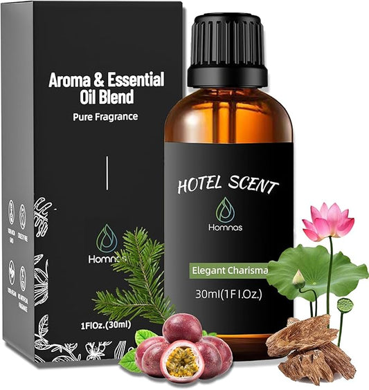 Elegant Charisma Essential Oil, Diffuser Oil, Inspired by Shangri-La, Home Luxury & Scents for Diffuser, 30ML Pure Diffuser Oil with Cedarwood Sandalwood for Aromatherapy - Bloomnest