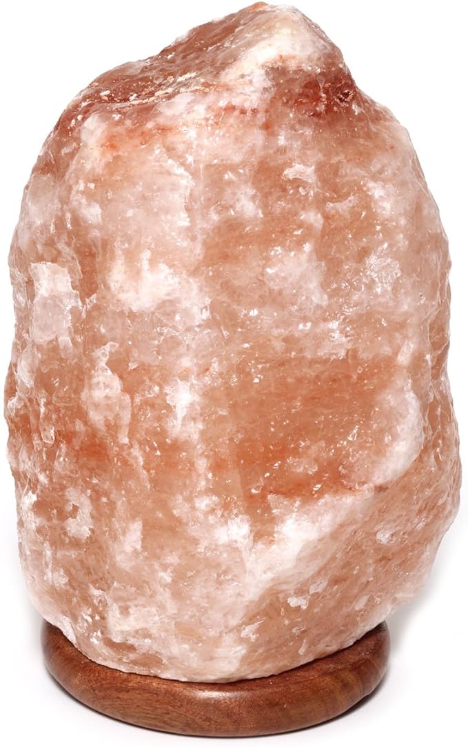 Authentic Hand Carved Natural Himalayan Salt Lamp – 9-11 lbs - Bloomnest