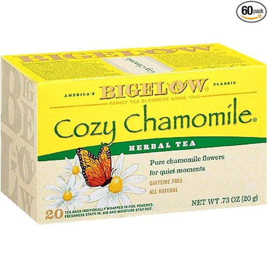 Bigelow COZY CHAMOMILE Herbal Tea - 20 Count (16 Pack)16 - Bloomnest