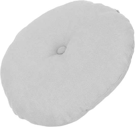 Large Grey Meditation Cushion for Comfortable Floor Seating Traditional Japanese Zafu Pillow for Yoga and Relaxation Tatami Mat Sturdy Cover - Bloomnest