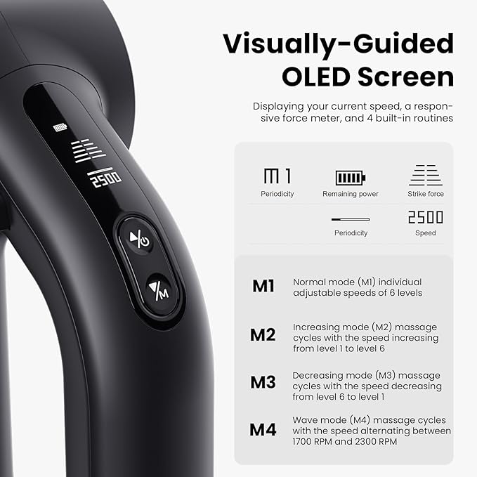 BOB AND BRAD D6 Pro Max+ Massage Gun with Heat and Cold, Powerful Deep Tissue Percussion Massager with 16mm Amplitude, Professional Muscle Massager Gun for Athletes, Quiet Electric Handheld Massager - Bloomnest