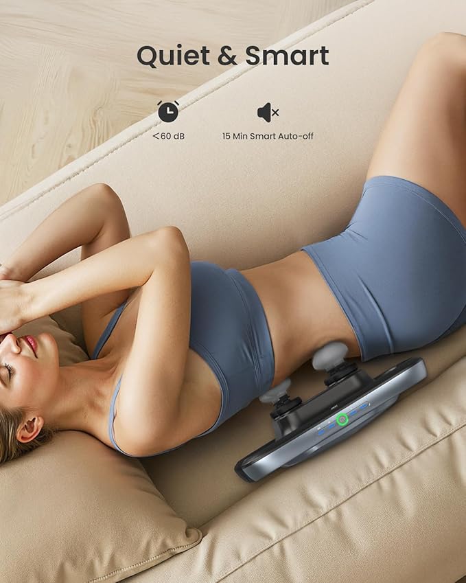 RENPHO Massage Gun Deep Tissue, Handheld Massager with Replaceable 4-Head and Plate, Muscle Percussion Massage Tool for Neck, Back, Leg, Gifts for Women Men, Quad - Bloomnest