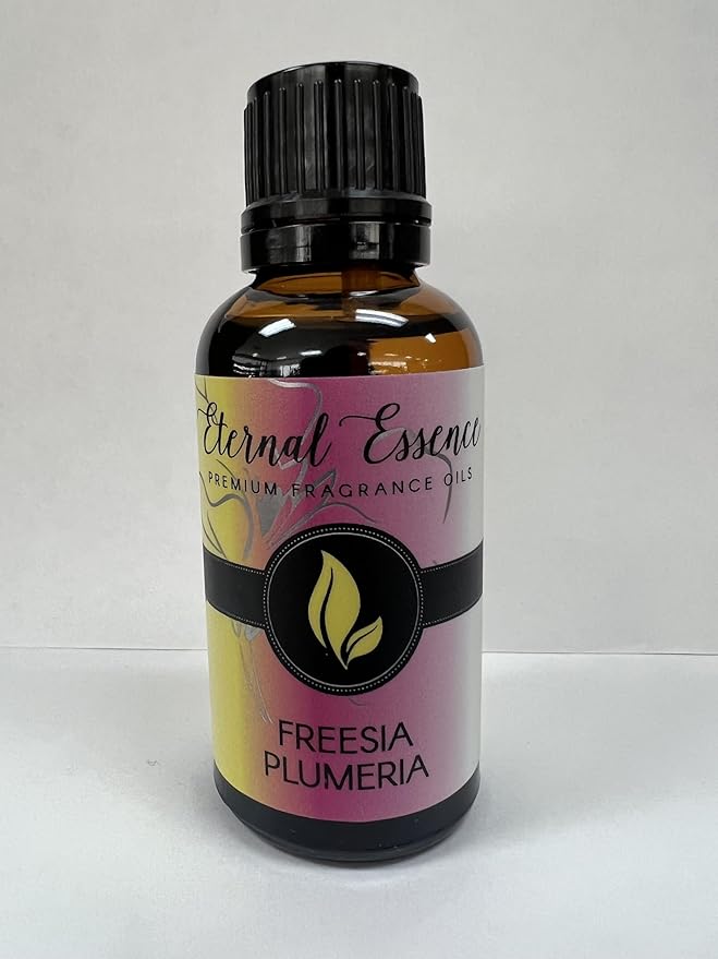 Eternal Essence Oils Freesia Plumeria 30ml Premium Fragrance Oil - for Candle, Soap Making, Aromatherapy, Diffusers, Home Care, & Humidifiers EternalEssenceOils