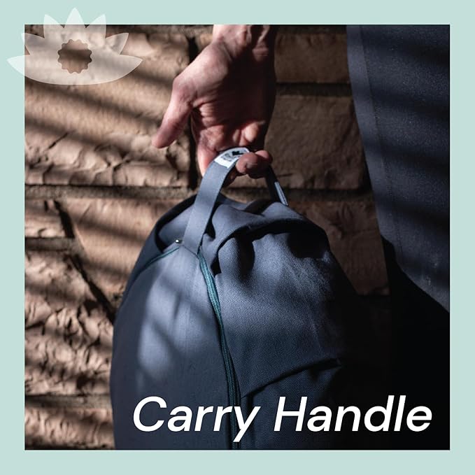 Zafu Meditation Cushion - Eclipse line - Removable Cover and Buckwheat Fill