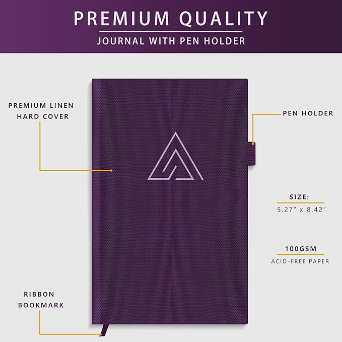 Self-Mastery Journal for Men - Gratitude and Productivity Journal for More Happiness, Positivity, Growth, Mindfulness, Self Care and Reflection - Guided Inspirational Journals for Men & Women Draphy