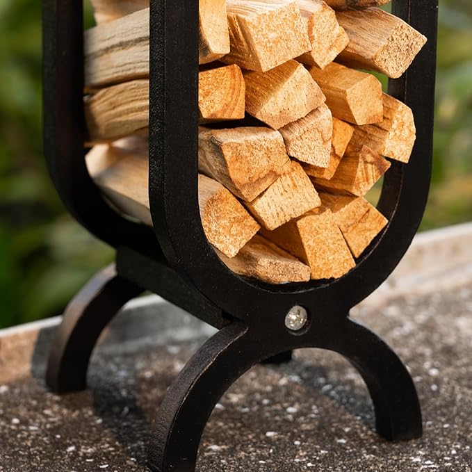 Wooden Palo Santo Holder-Incense Storage Ideal for Palo Santo Sticks&Sage|Perfect for Meditation, Zen Rituals Energy Cleansing|Spiritual Decor for Yoga, Mindfulness Aromatherapy MOUGIGI