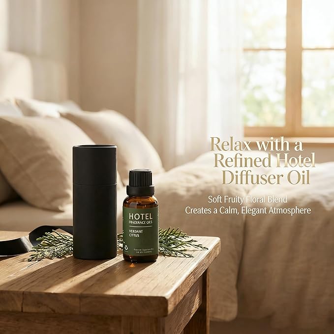 Verdant Citrus Diffuser Oil – Luxury Hotel-Inspired Essential Oils for Diffusers Aromatherapy – Fragrance Oil Blend – Refreshing Home Essentials for Living Room & Bathroom – 30ml - Bloomnest