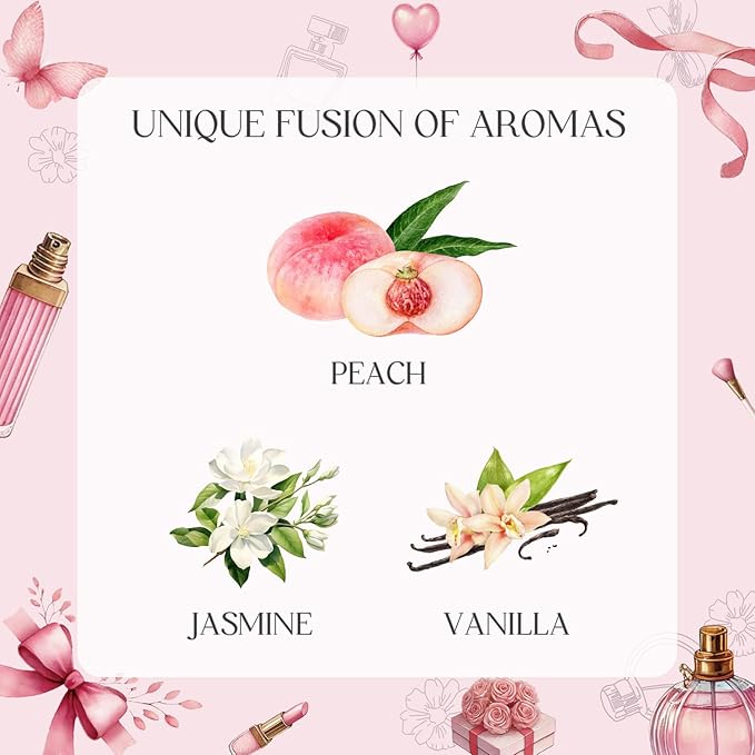 Pink Candles, Scented Candle Gift Set for Stress Relief, 3 Votive Candles for Women and Men, Birthday Candle Gifts for Women, Candles Gifts for Women (Pink, 7 oz) - Bloomnest