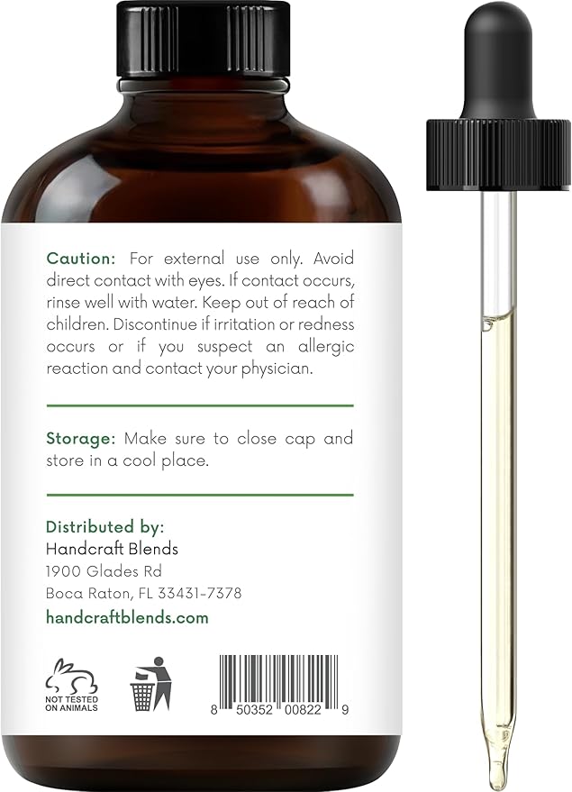 Handcraft Blends Basil Essential Oil – Huge 4 Fl Oz – 100% Pure and Natural – Premium Grade Essential Oil for Diffuser and Aromatherapy, Skin, Massage, Candle and Soap Making Fragrance - Bloomnest