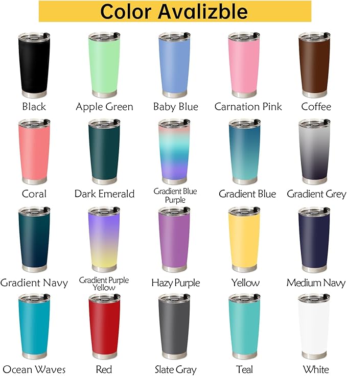 Personalized Tumbler with Pictures Text, Custom Photo Stainless Steel Coffee Tumbler, Coffee Travel Cup Mug 20 Oz Custom Gifts for Fathers Day Christmas Birthday for Dad Mom Kids - Bloomnest