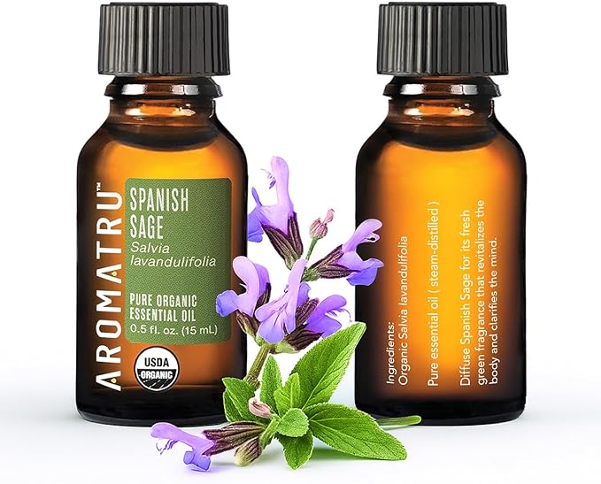 Breathe Essential Oil Kit – Spanish Sage, Pine, Lemon Eucalyptus, and Ravintsara – Organic & Wildcrafted – ISO Certified – No Synthetic Fillers – Ethically Sourced - Bloomnest