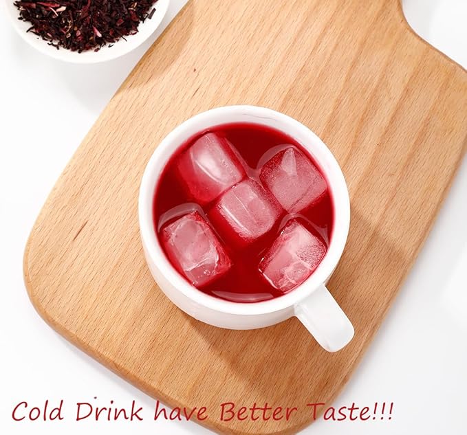 Premium Hibiscus Tea Bags,60 Tea Bags 2g /4.24 Oz,100% Pure Dried Hibiscus Flower,Natural & No Additives,Caffeine Free. - Bloomnest