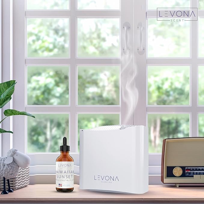Levona Scent Essential Oils - Scents for Home, Hotel & Office Use - Perfect for Home Diffuser & Humidifiers - Aroma Fragrance Oil, Ideal for Massage, Relaxation, and Spa - Hawaiian Sunset, 120ml - Bloomnest