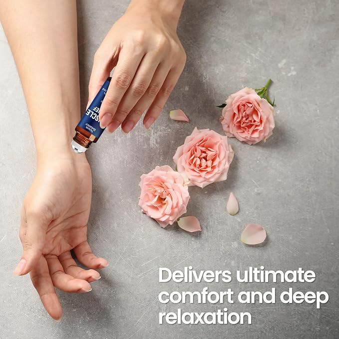 Muscle Relief Essential Oil Roll-On 10 ml - Pure Natural Blend for Sore Muscles, Aches & Recovery - Easy Roller for Athletes & Active Lifestyles - Nexon Botanics NexonBotanics