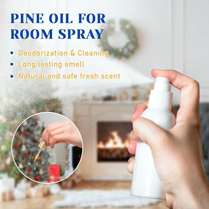 HIQILI 100ML Pine Essential Oil,100% Pure Natural Premium Quality, for Diffuser Skin Candle Making - 3.38 Fl Oz - Bloomnest