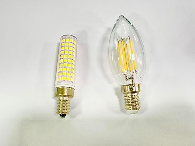 ALIDE E12 10W 6000K LED Candelabra Bulbs 100w Equivalent 1200lm 0.73 * 3.15inch, Non-dimmable, 5Pack - Bloomnest