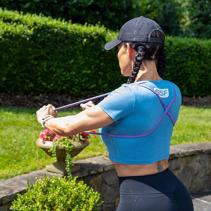 Serious Steel Fitness 37" Resistance Training Bands (Portable Exercise Band System Training Bands- Great for Individuals Looking for Tension Throughout The Exercise) - Bloomnest