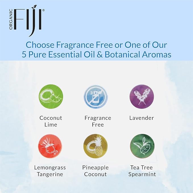 Organic Fiji Cold Pressed Coconut Oil Extra Virgin, Fragrance-Free for Hair, Skin, Face & Body Natural Moisturizer & Massage Oil for Women, Men & Baby 12 oz - Bloomnest