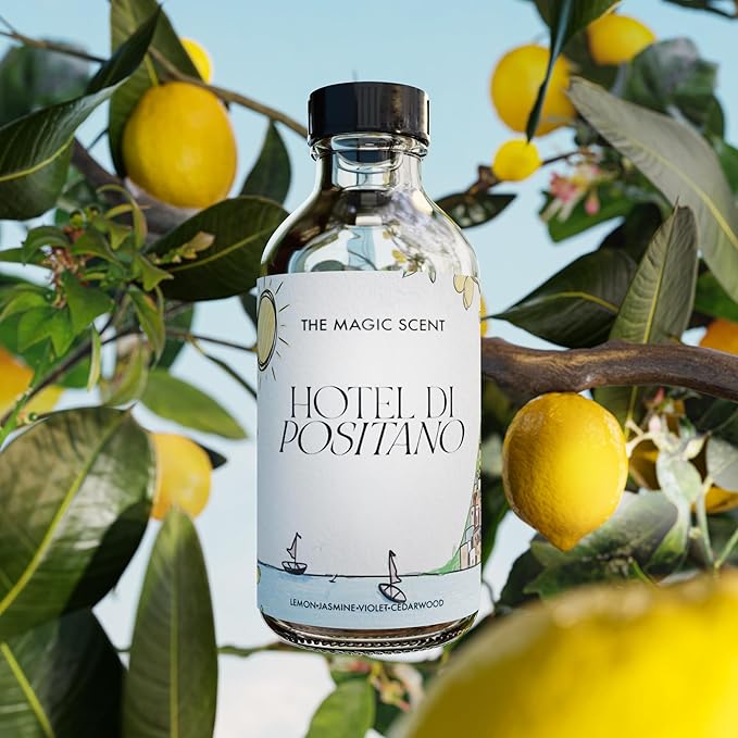 The Magic Scent Hotel Di Positano Diffuser Oil Scent - Cold-Air & Ultrasonic Fragrance Oil for Diffuser Inspired by Amalfi Coast, Italy - Essential Oils for Diffusers Aromatherapy - 4 fl oz, 120 mL - Bloomnest