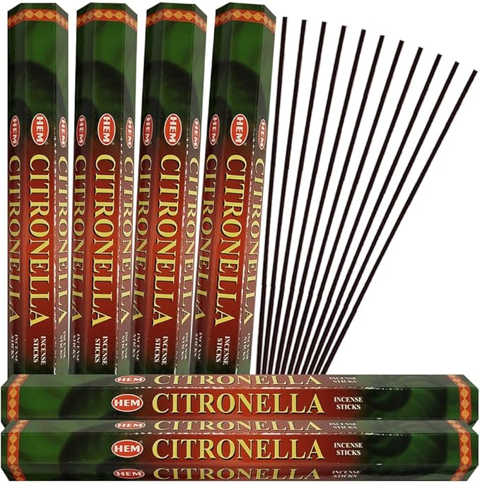 Citronella Incense Sticks and Incense Stick Holder Bundle Insence Insense Hem Incense Sticks TRUMIRI