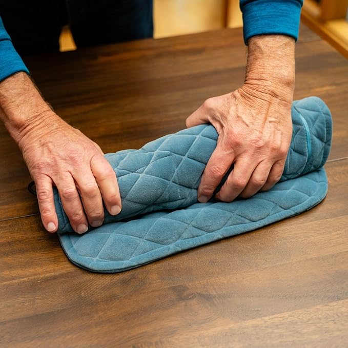 Relaxed Travelers' Bliss Massage Cushion - Massagers - Travel Essentials - Leg and Lower Back Pain Relief - Chair Leg & Back Massager - Custom Settings - Bloomnest