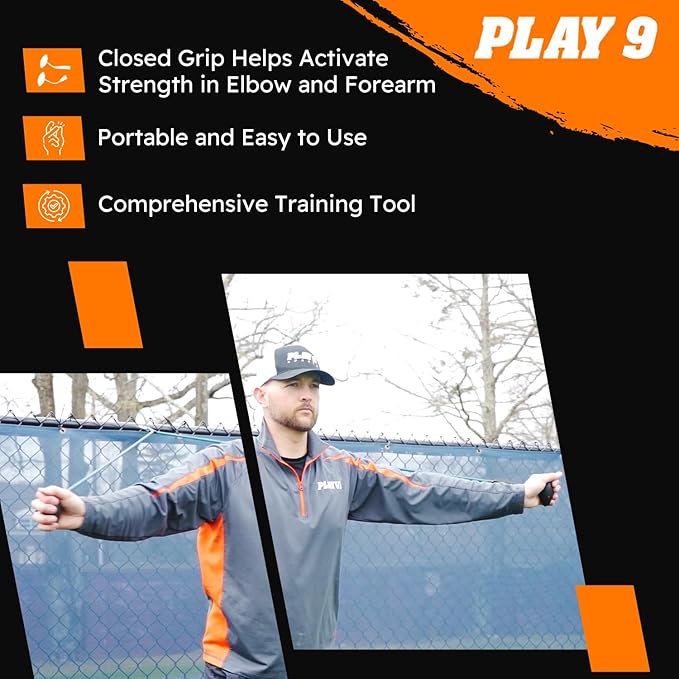 Play 9 Sports Resistance Exercise Bands Baseball Activation Elastic Training Athletes Equipment Bands - Bloomnest
