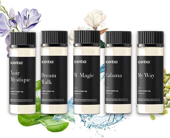 My Way Hotel Diffuser Oil | Aromatherapy Fragrances Inspired by 5-Star Hotels | Luxurious Scents Gift Set-5x20ml Bottles Set-The 1 Hotel Miami Beach & 5-Star Hotels - Thanksgiving & Holiday Gift - Bloomnest