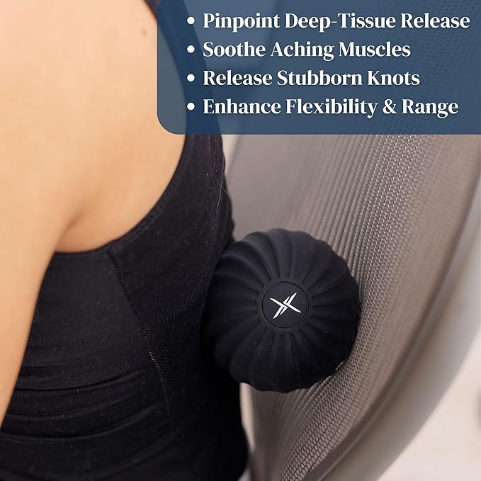 Frost Fit VibePro Pulse - Vibrating Massage Ball Massager - Deep Tissue Therapy Ball with 4 Speeds - Myofascial Release & Pain Relief - Bloomnest