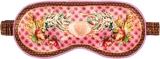 slip Pure Silk Sleep Mask - 100% Pure 22 Momme Mulberry Silk Eye Mask - Comfortable Sleeping Mask with Elastic Band, Zodiac Collection: Cancer - Bloomnest