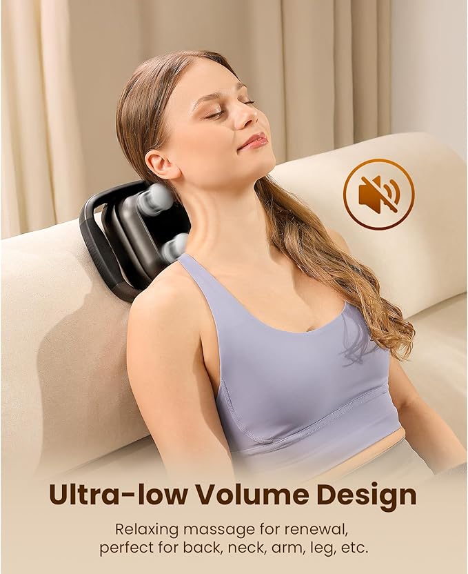 BOB AND BRAD A1 4-Head Massage Gun Deep Tissue, FSA Eligible/HSA Eligible, 4X Pain Relief Efficiency, Replaceable Massager Heads & Plate, Electric Percussion Massage Gun Tool for Back, Leg, Muscle - Bloomnest