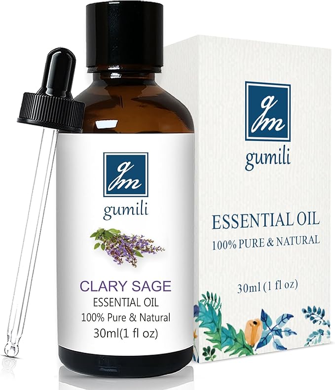 Clary Sage Essential Oil 1 oz-100% Pure & Undiluted Clary Sage Oil for Diffuser, Skin, Massage, DIY - Bloomnest