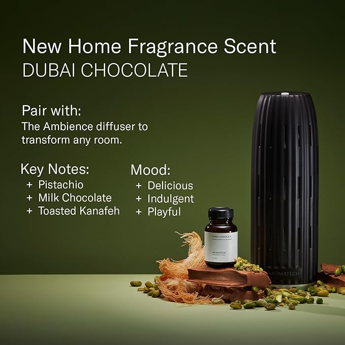 AromaTech Dubai Chocolate Essential Oils for Aroma Oil Scent Diffusers (2 fl oz,60 mL, Dubai Chocolate) - Bloomnest