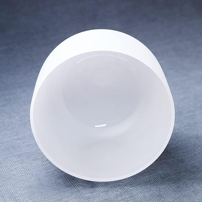 Hye-eun 8inch 432hz C Note Crystal Singing Bowl Root Chakra Sound Bowl with Carrying Case for Yoga Sound Healing Bath Musical - Bloomnest