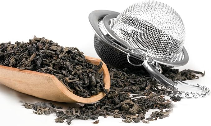 Fu Store 2pcs Stainless Steel Mesh Tea Ball 2.7 inches Tea Strainers Teas Infuser Strainer Filters for Teas - Bloomnest